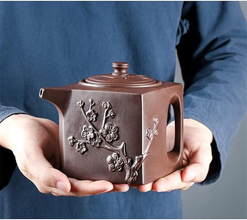 Miniatura 4 de NICEDAYFY - Juego de té Kung Fu con filtro de acero inoxidable de 247fl oz color morado