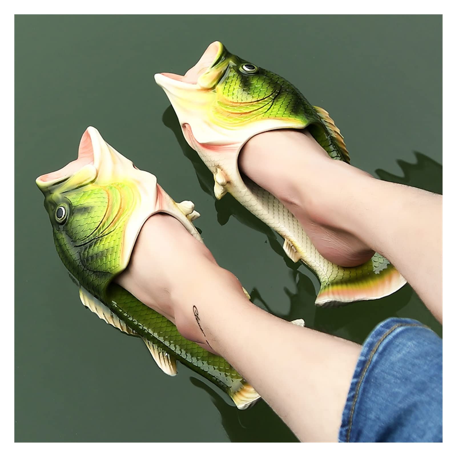 Amazon.co.jp: SJLGS Funny Slippers Man's Footwear Family House Shoes Men's  Plus Size 33-47 Summer Beach Slippers Boys Boys Unisex Fish Slippers Men  (Color : Gray, Shoe Size: CN 28-29 Foot 18.5cm) :