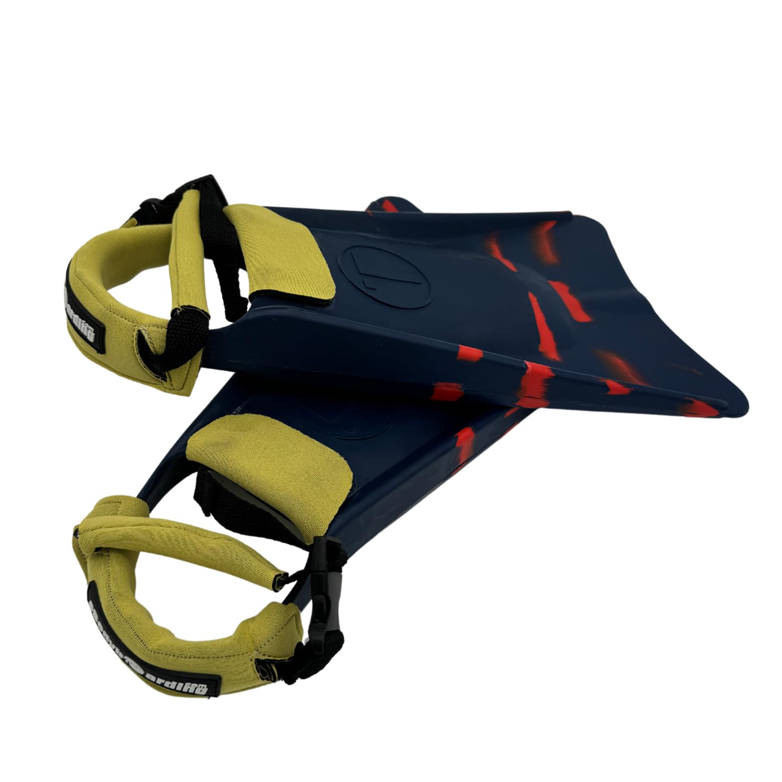 eBodyboarding Heel Pad+Fin Cinch Combo Pack-Yellow