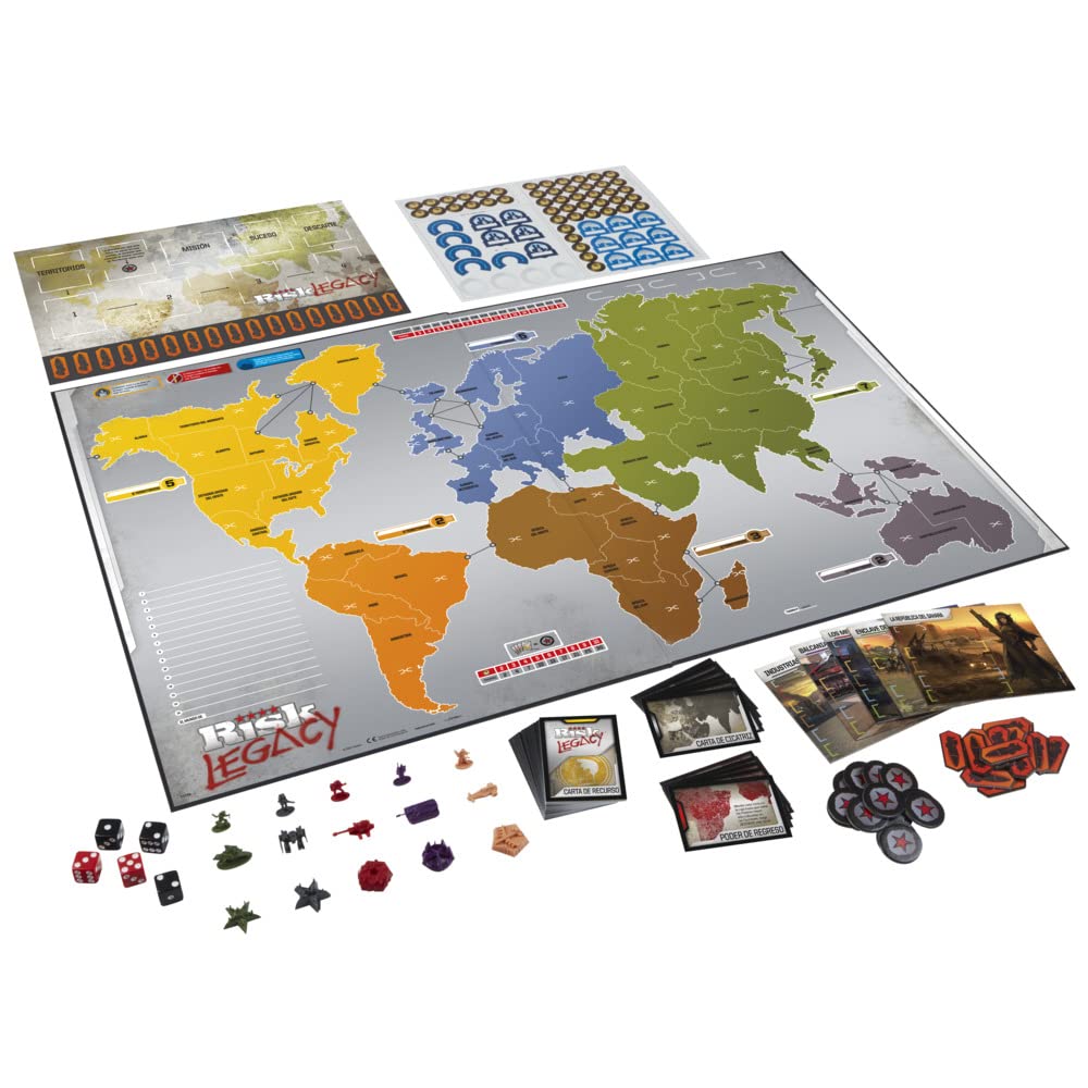 Hasbro Gaming Risk Legacy Board Game, 6 Players, Ages 15+ - Image 4