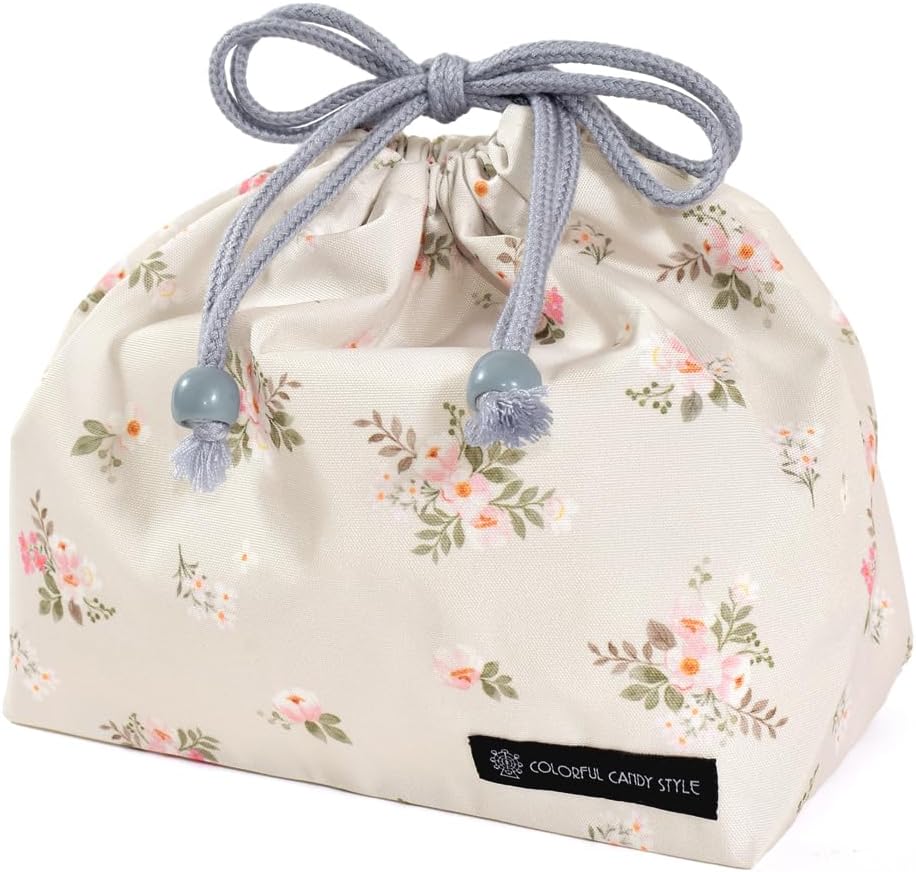 Colorful Candy Style NL703600-NVL2606-02 Drawstring Bag, Medium, Gusset, Includes Name Tag, Water Repellent, No Ironing, Lightweight, Stain Resistant, Wrinkle Resistant, No Ironing, for Girls, Pocket