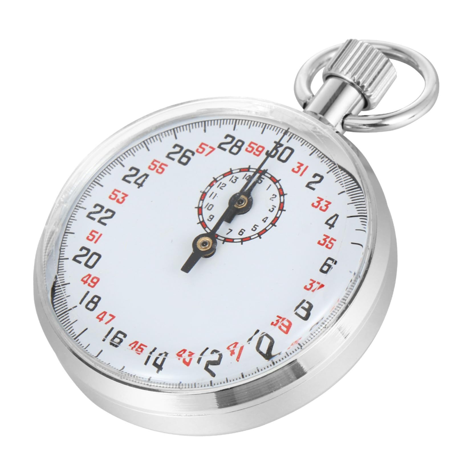 BESTonZON Cronometro Fisico in Metallo Cronometro Meccanico Da Secondi Per Esperimenti Fisici Timer Leggero Portatile Per Allenamento e Cronometraggio in Aula