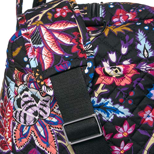 Vera Bradley Women's Vera Bradley Women s Signature Cotton Medium Travel Duffel Travel Bag Foxwood One Size, Foxwood, Medium 20 US