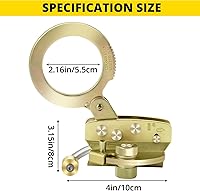 Vista 3 de TRSMIMA Cuerda Grab Protección contra Caídas – Agarres de cuerda de doble bloqueo automático utilizados con cuerda de 5/8 pulgadas característica