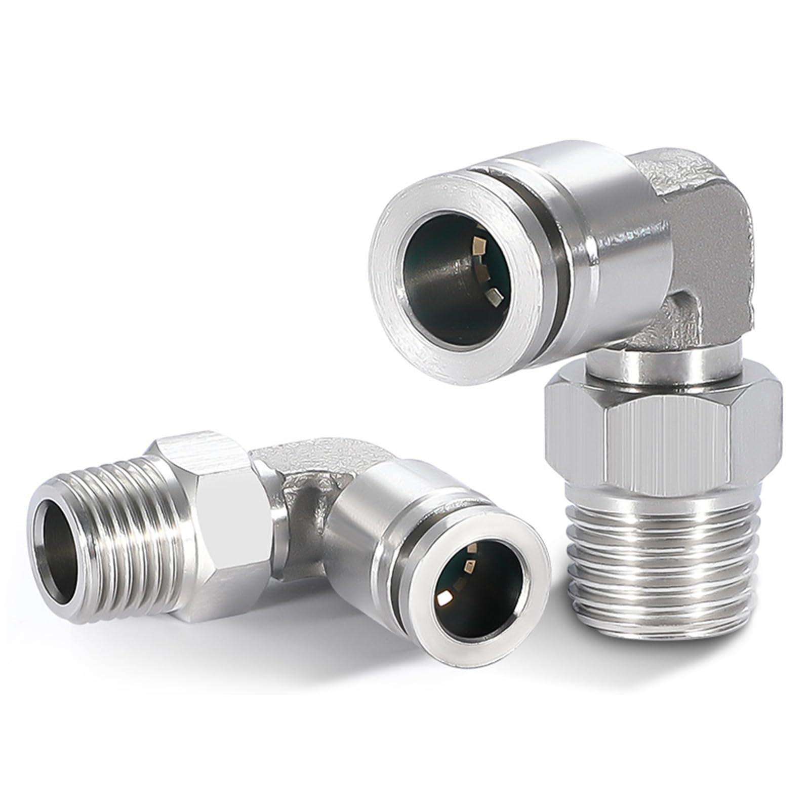 Raccord pneumatique coudé 6mm inox 304 pour supprimer les fuites d'air