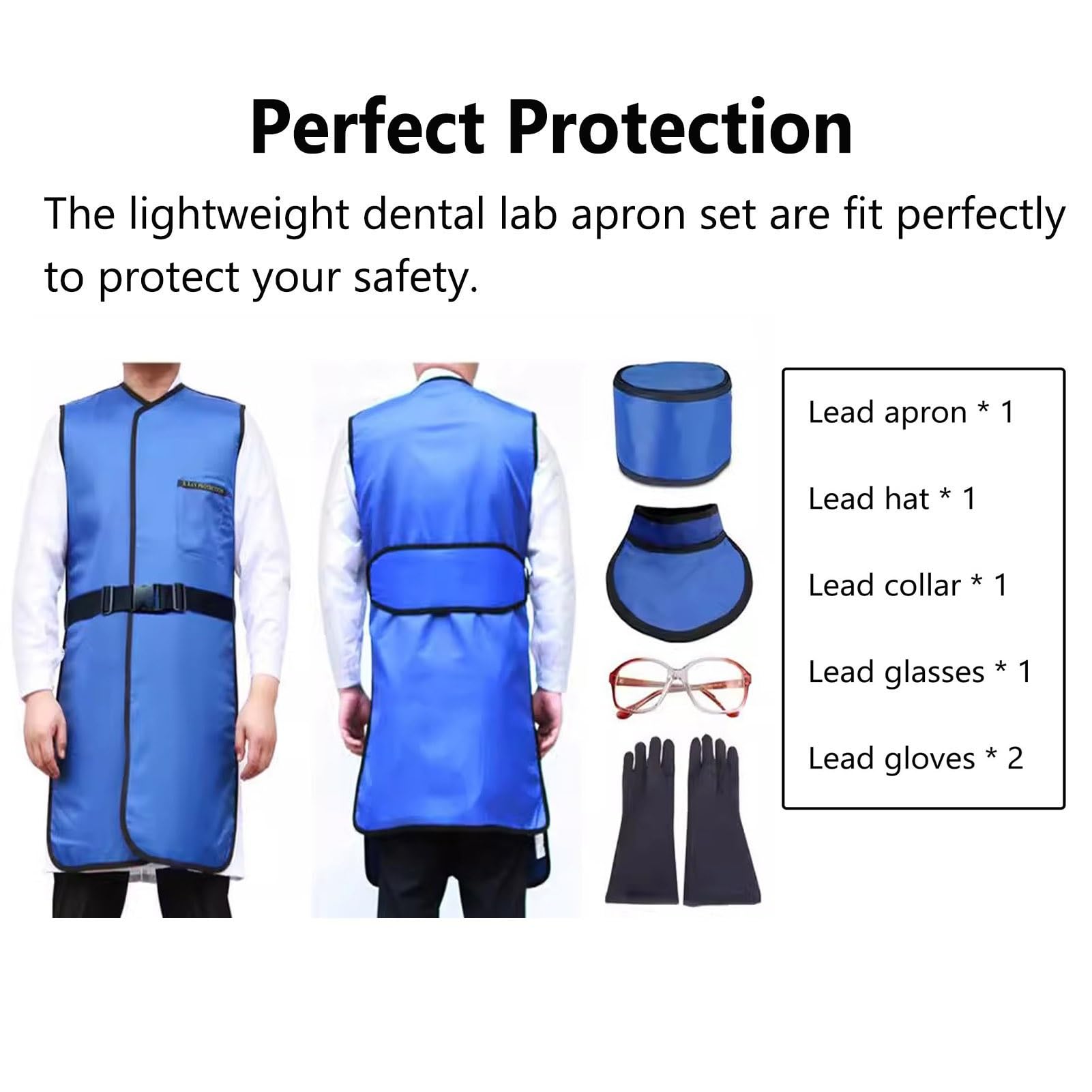 Tablier plombé RX 0.35mmPb Velcro | Protection légère contre les radiations Tablier plombé RX 0.35mmPb Velcro | Protection légère contre les radiations