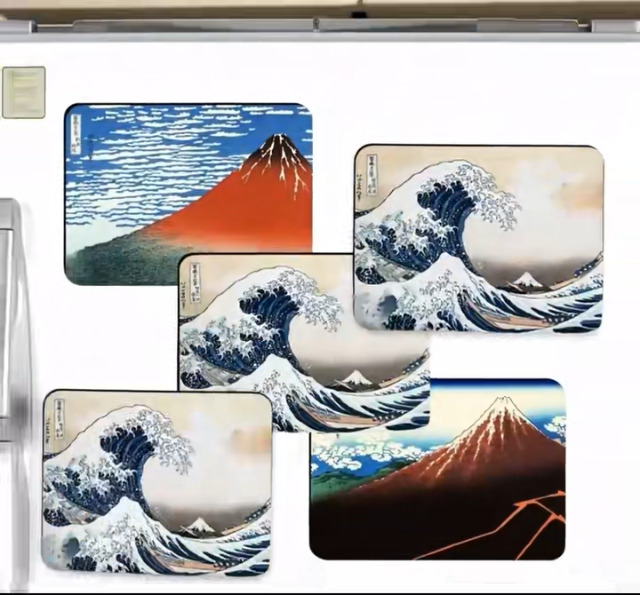 Imanes decorativos rectangulares para refrigerador 3 unidades miniatura 7