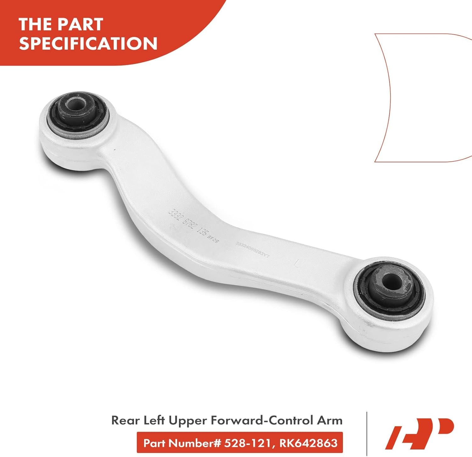 A-Premium Rear Left Forward Upper Control Arm, with Bushing, Compatible with BMW F01 F02 F10 Model - 2011-2019 - 528i 535d 535i 550i 640i 640i 650i 740i 740Li 750i 750Li 760Li (Also xDrive Model)