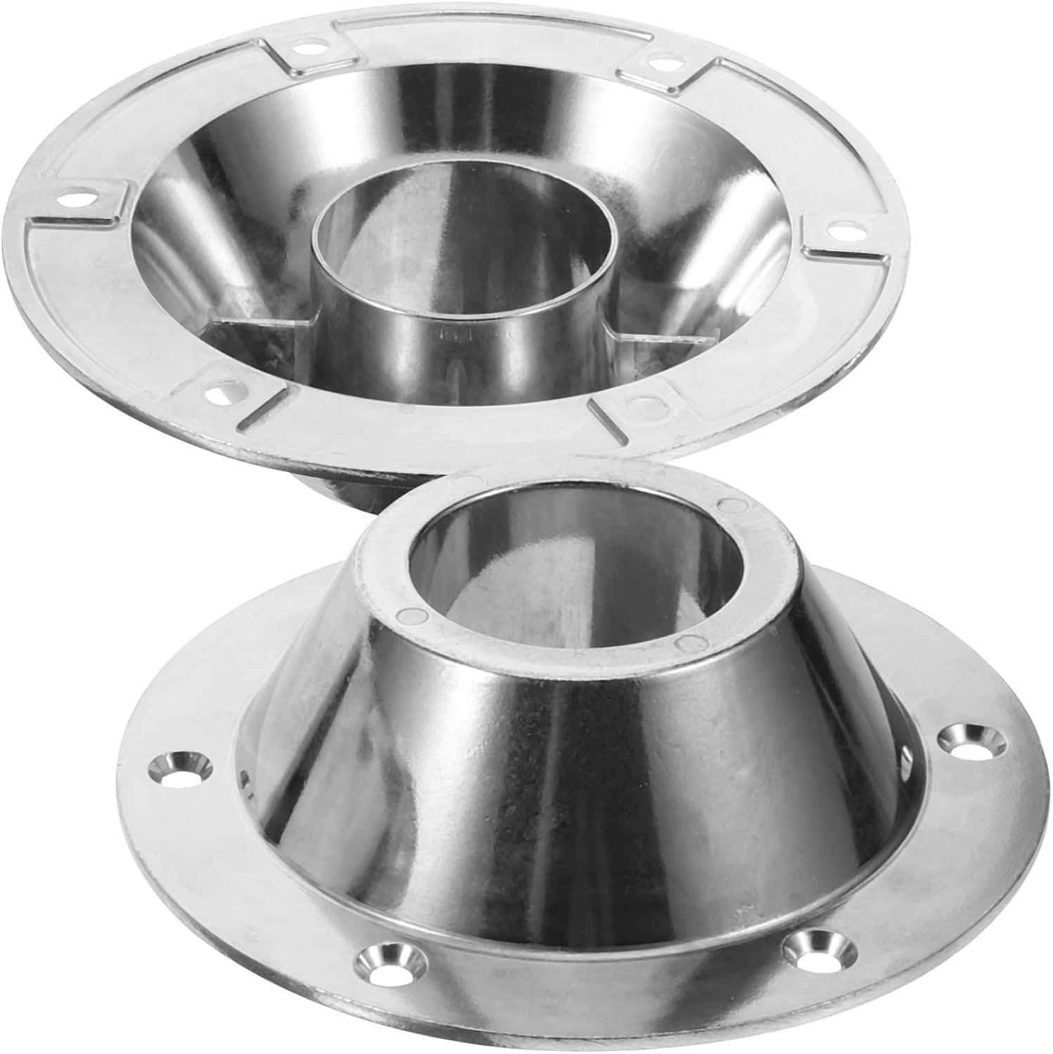 2pcs Sleek Aluminum Rv Table Base Rv Table Leg Base Flange Mount Accessories