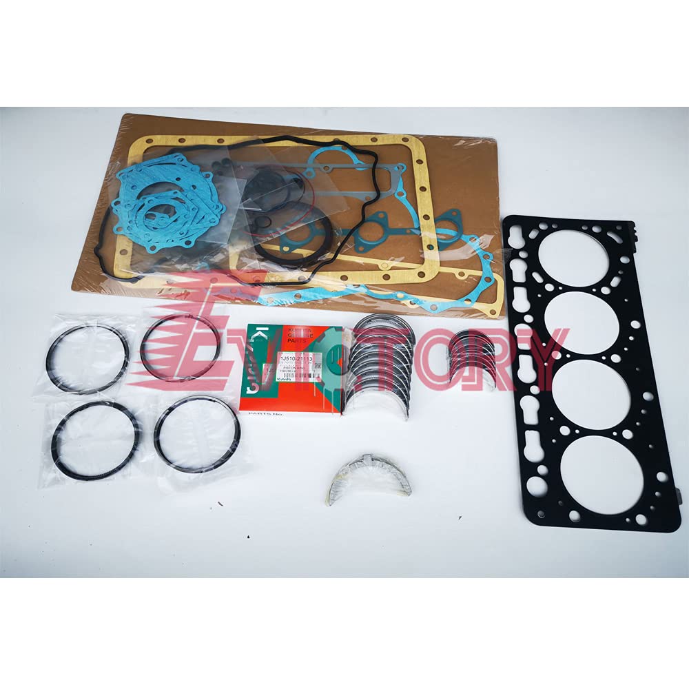 Kit bague de piston Kubota V3600 contre la perte de compression - 2
