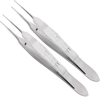 2 Pcs Castroviejo Forceps 4