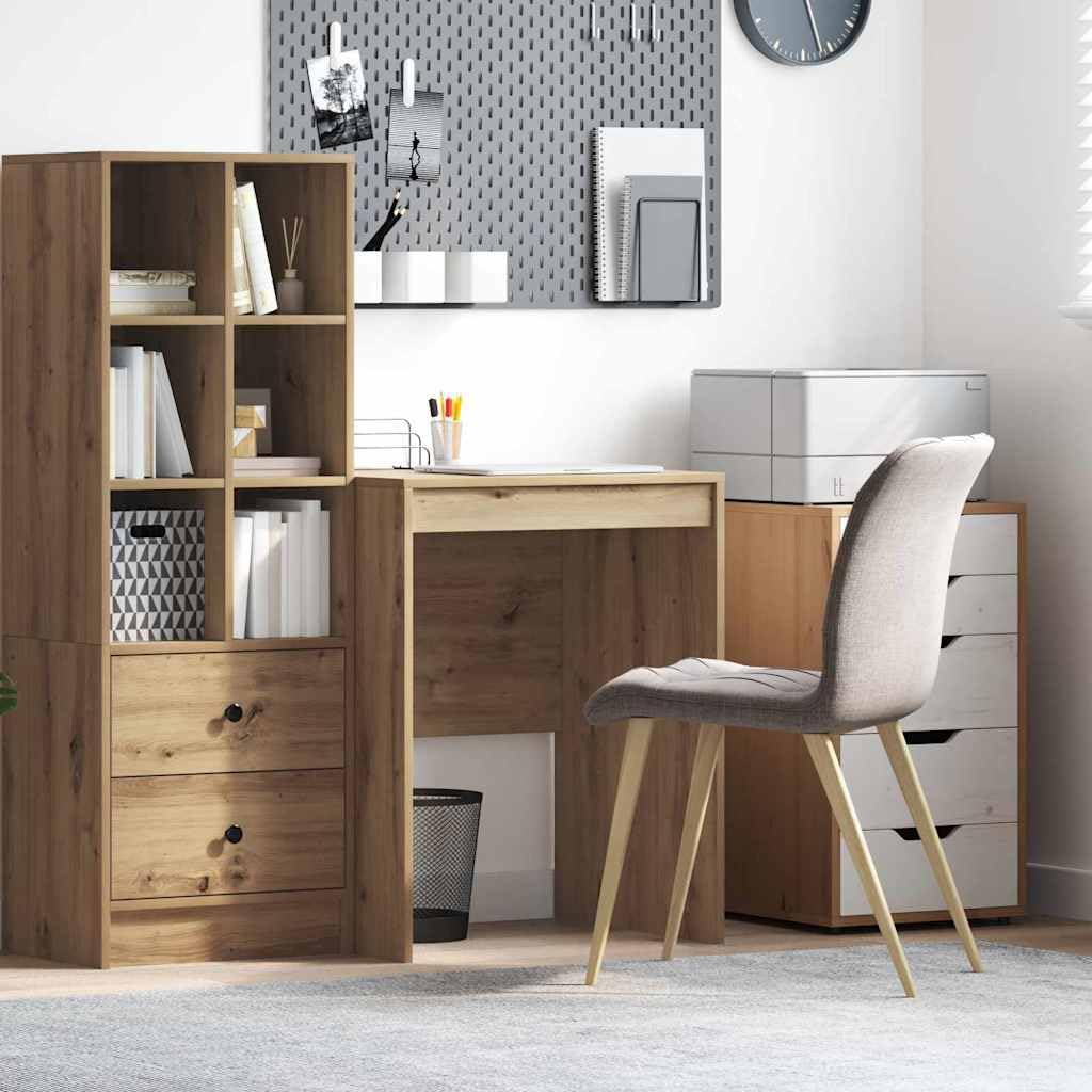 Bureau en chêne peu encombrant pour optimiser les petites pièces