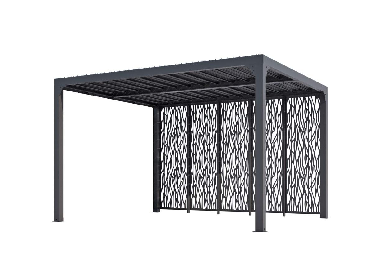 Pergola Bioclimatique 10.80m² Gris Anthracite - PER36M30BI
