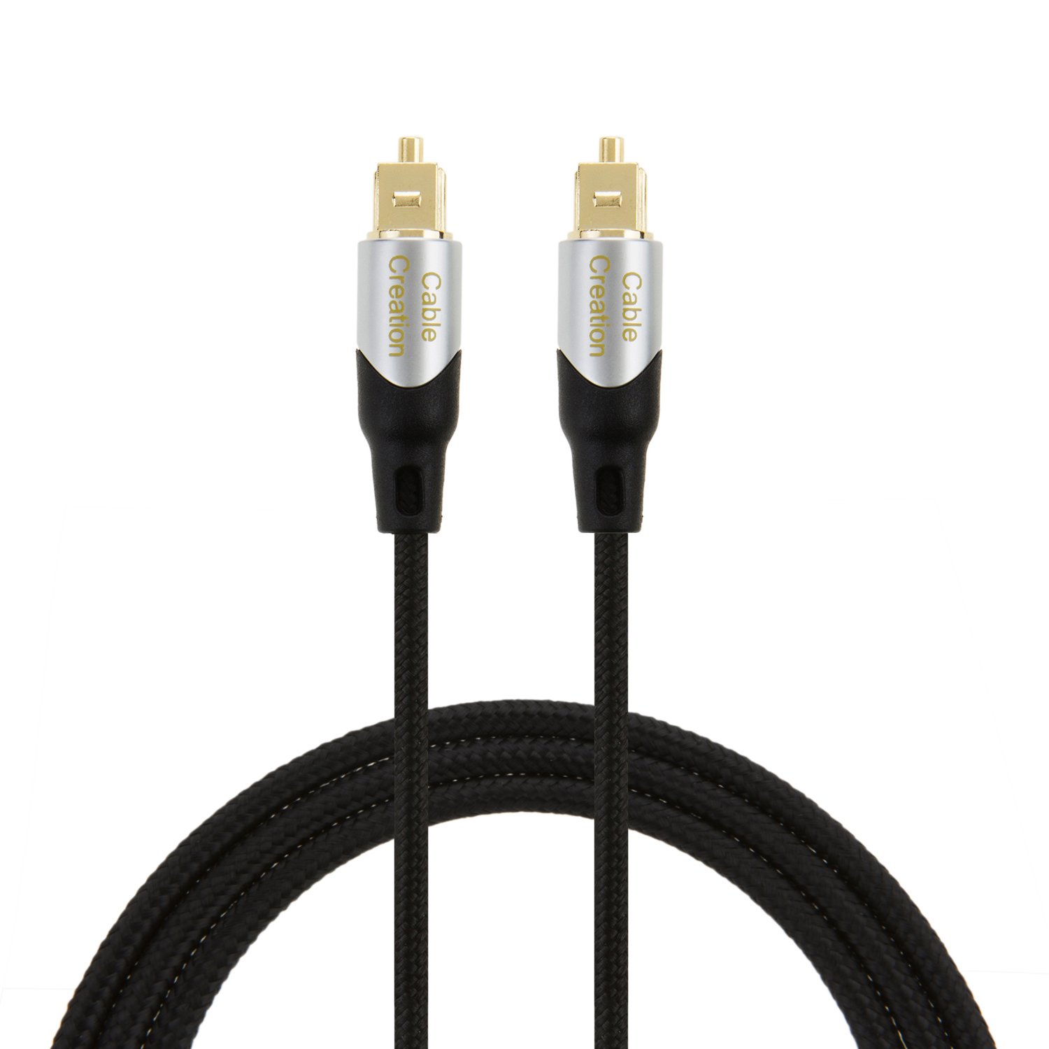 CableCreation 50FT Digital Optical Audio Cable, Toslink Male SPDIF Cable