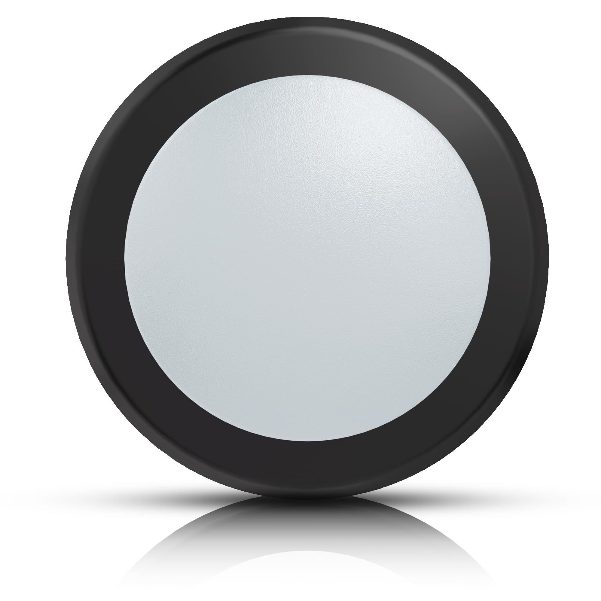 ECOELER 5/6” LED Disk Lights, Dimmable Flush Mount Ceiling Light Fixture, 3000K Warm White, 16.5W, 1000LM, Black Trim Low Profile Surface Mount, ETL &