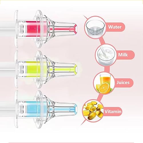 Miniatura 5 de Kit de alimentación líquida para mascotas, jeringa de alimentación para mascotas, punta suave, botellas de jeringa para alimentación de mascotas,