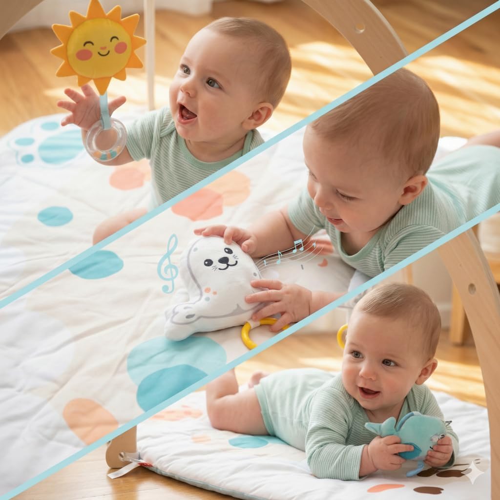 Hape Snuggle Bear Activity Gym