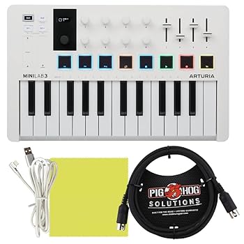 Arturia MiniLab MIDIコントローラー Amazon.com: Arturia MiniLab 3 - Universal MIDI Controller