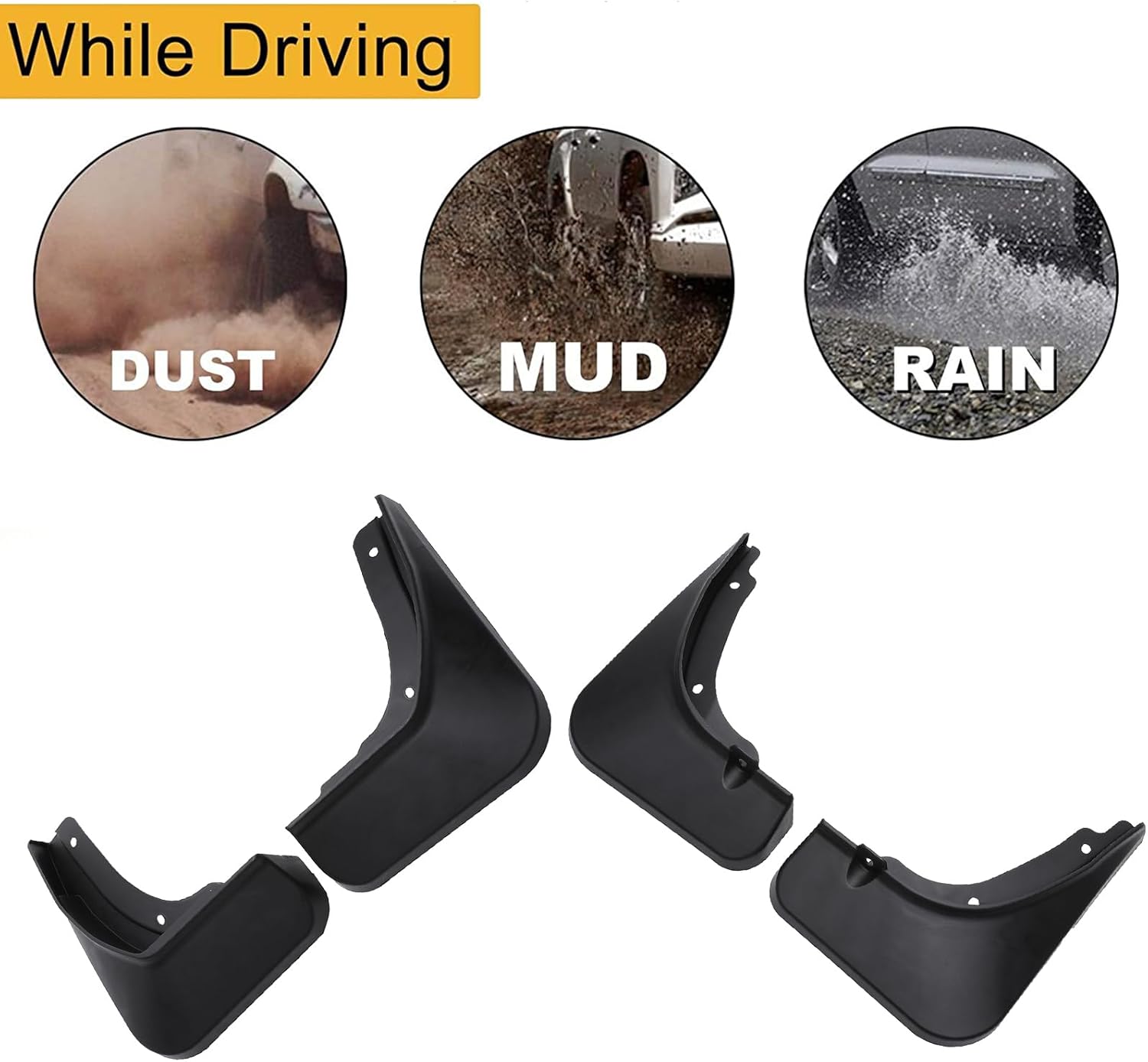 Mud Guard Mud Flaps Guards Splash All Weather Guard Mud for Kia Sportage 2023 2024 2025 Mudguards Mudflaps Guards Front & Rear Set of 4