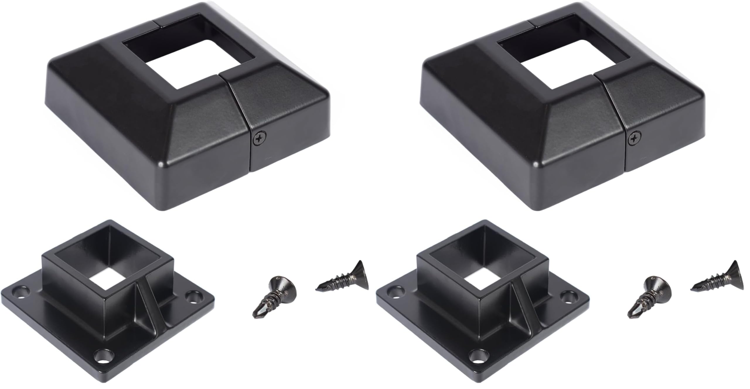 Aluminum Base Flanges & Covers - Protect Your Railings -7 Aluminum Base Flanges & Covers - Protect Your Railings -7