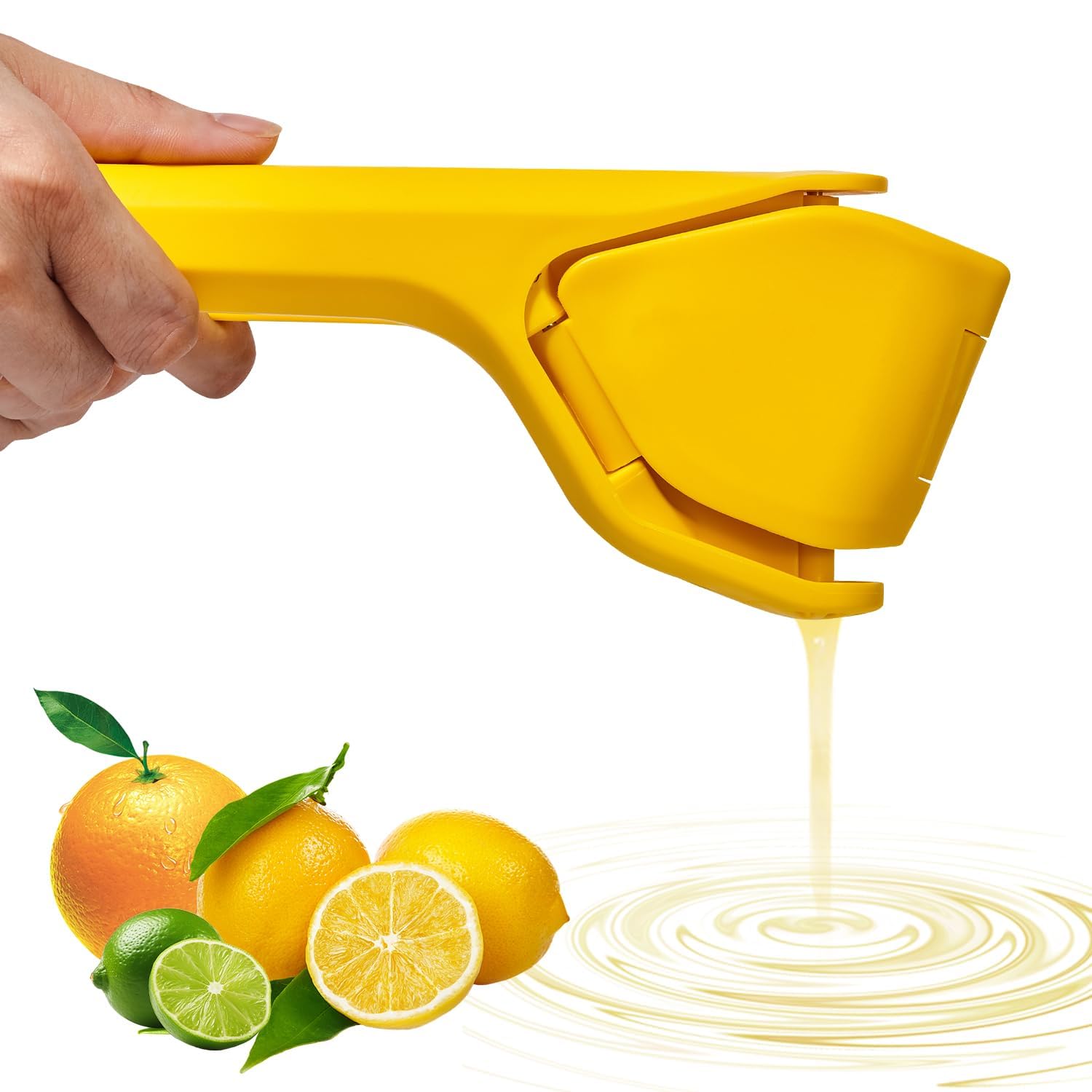 GREECHO Lemon Squeezer, Hand Lemon Squeezer, Easy-to-Use, Very Sturdy, Lemon Juicer, Lemon Juicer Squeezer to Squeeze Lemons, Multicolour-image-43