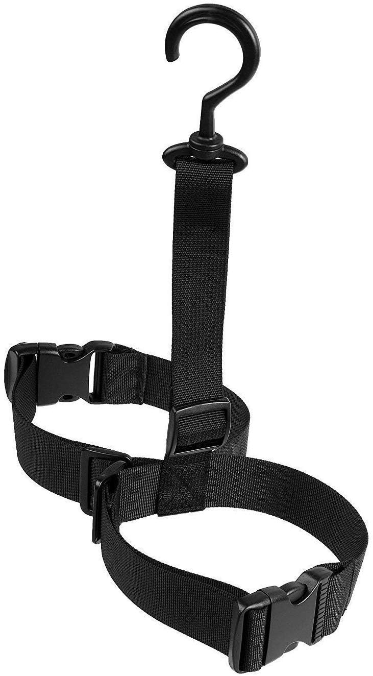 ALEIFLE Fishing Wader Boots Hanger -Adjustable Strap for Storage Drying Wader Rack - Fits Fishing Waders & Hunting Waders -No Wader Boots