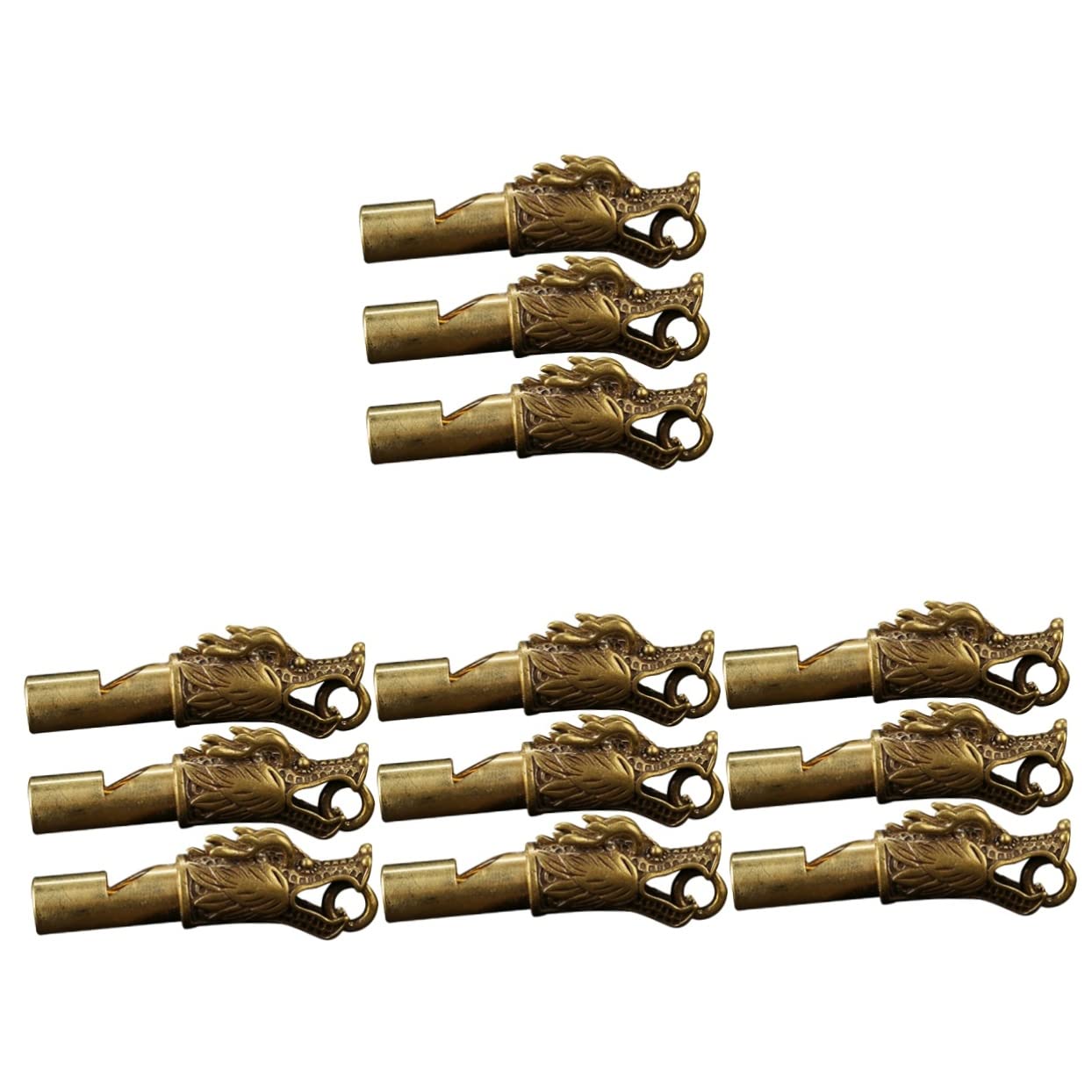 NUOBESTY 12piezas Silbatos De para Claves Silbatos De Emergencia Portátiles para Acampadas Accesorio Decorativo y Práctico para Actividades
