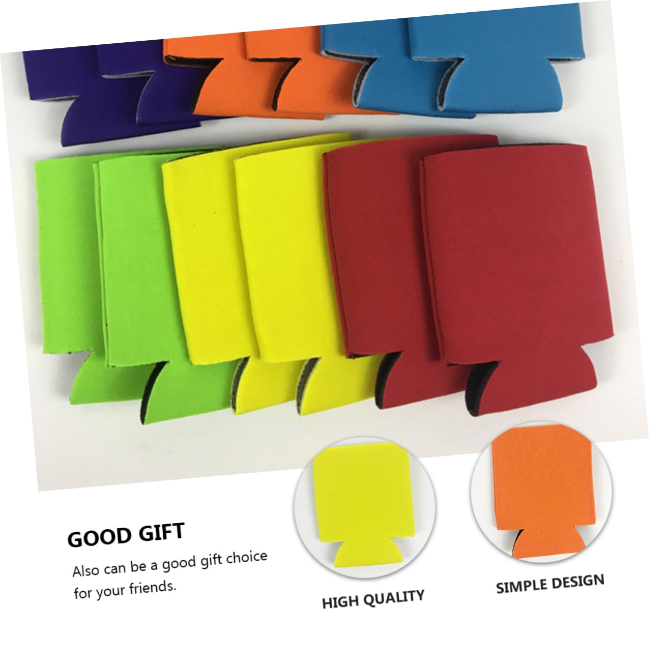 Happyyami 36piezas Funda Térmica Para Latas De Cerveza y Bebidas De Aislamiento Térmico Vibrantes Para Fiestas y Eventos