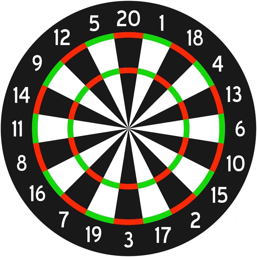 Archery Target Dartboard 25 in. x 32 in. Black