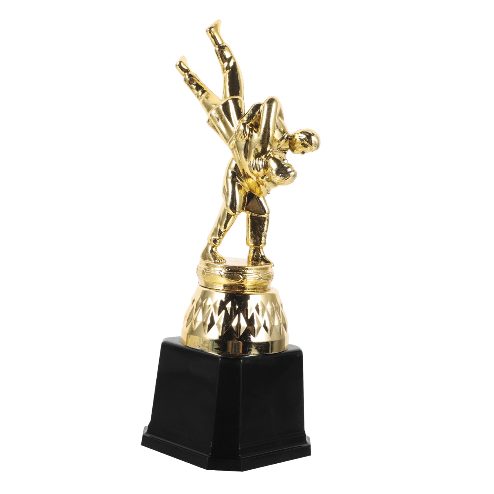 ibasenice Wrestling Competition Trophy Model Kindergarten Trophy for Award Cup Wrestling Design for Sports Events and Recognition Celebrations
