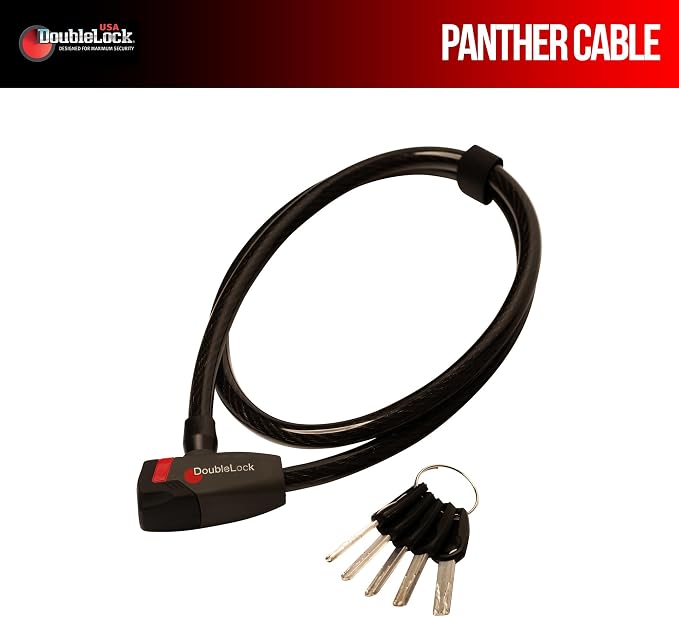 Candado Cable Trenzado Heavy-Duty con Llave Panther miniatura 5