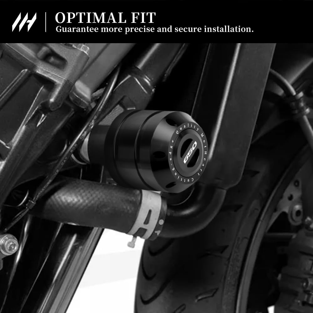 Motorcycle Crash Protection Sliders For CB 650R 2019-2025 Frame Sliders Damage Prevention Engine Guards cb650r Accessories (Black)
