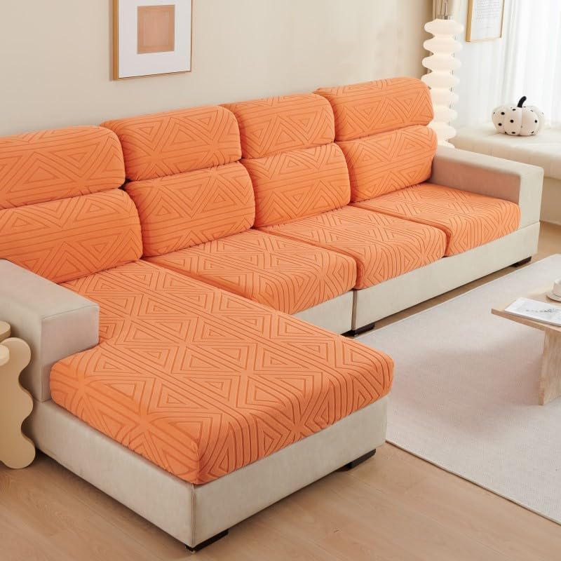 Miniatura 1 de INFLAG Fundas de sofá en forma de L, fundas de sofá mágicas, funda de sofá diván, funda elástica con banda elástica, protector de muebles para sala