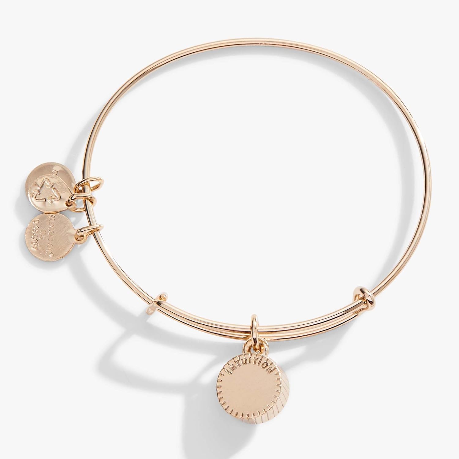 Alex and Ani Birthstones Expandable Bangle for Women, Birthday Crystal Charms, Shiny Finish, 2 to 3.5 in - Image 2