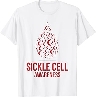 I Wear Burgundy Ribbon Sickle Cell Awareness September T-Shirt