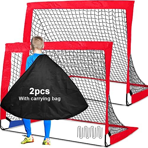 Portable Soccer Goal Pop Up Training Soccer Goals Net Set with Carry