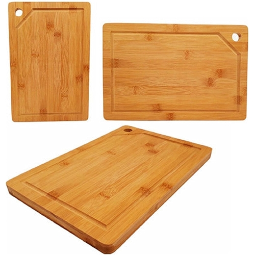 Tabua de Bambu Carne Madeira Churrasco Grande Legumes 40X30 Bamboo