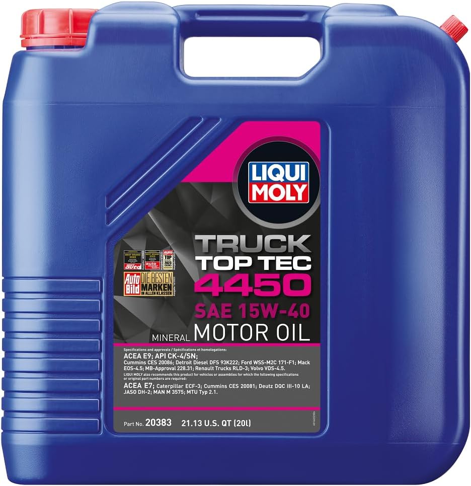 Liqui Moly Top Tec Truck 4450 SAE 15W-40 | 20 L | Motor Oil | SKU: 20383