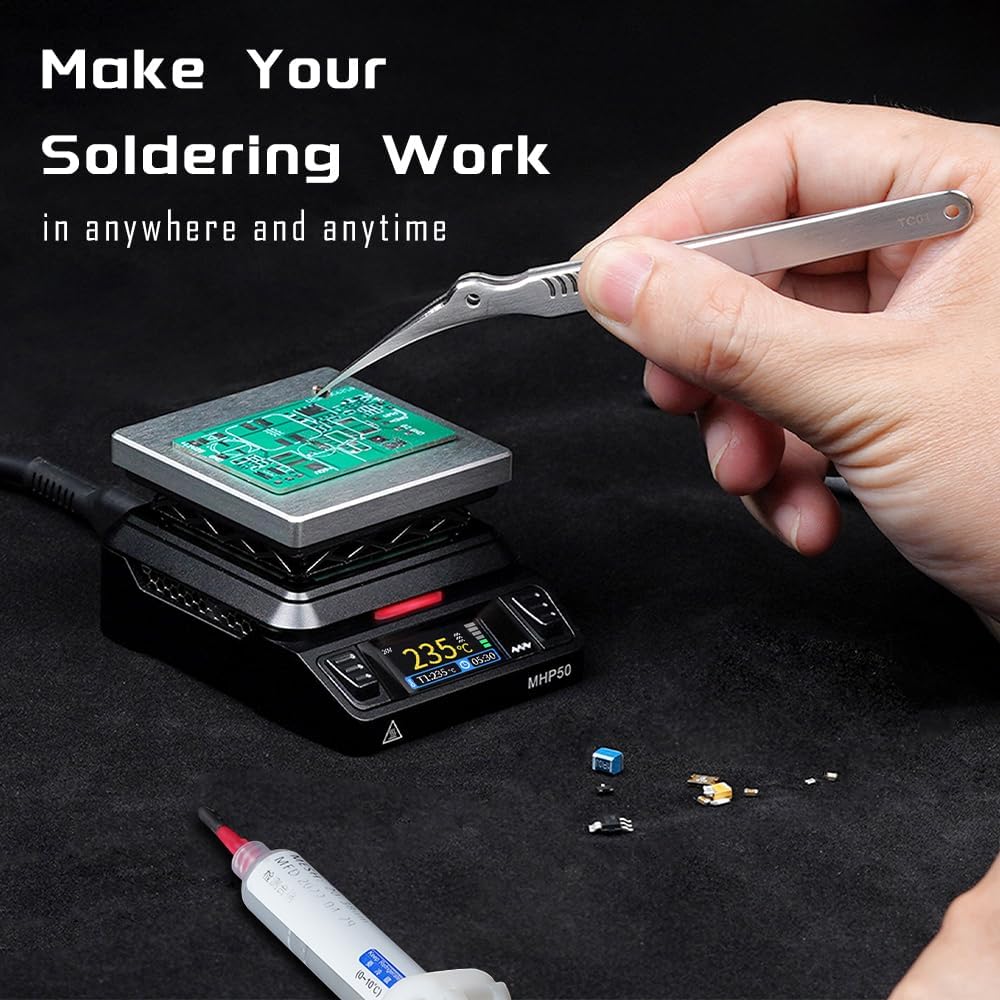 MINIWARE MHP50 in use for soldering