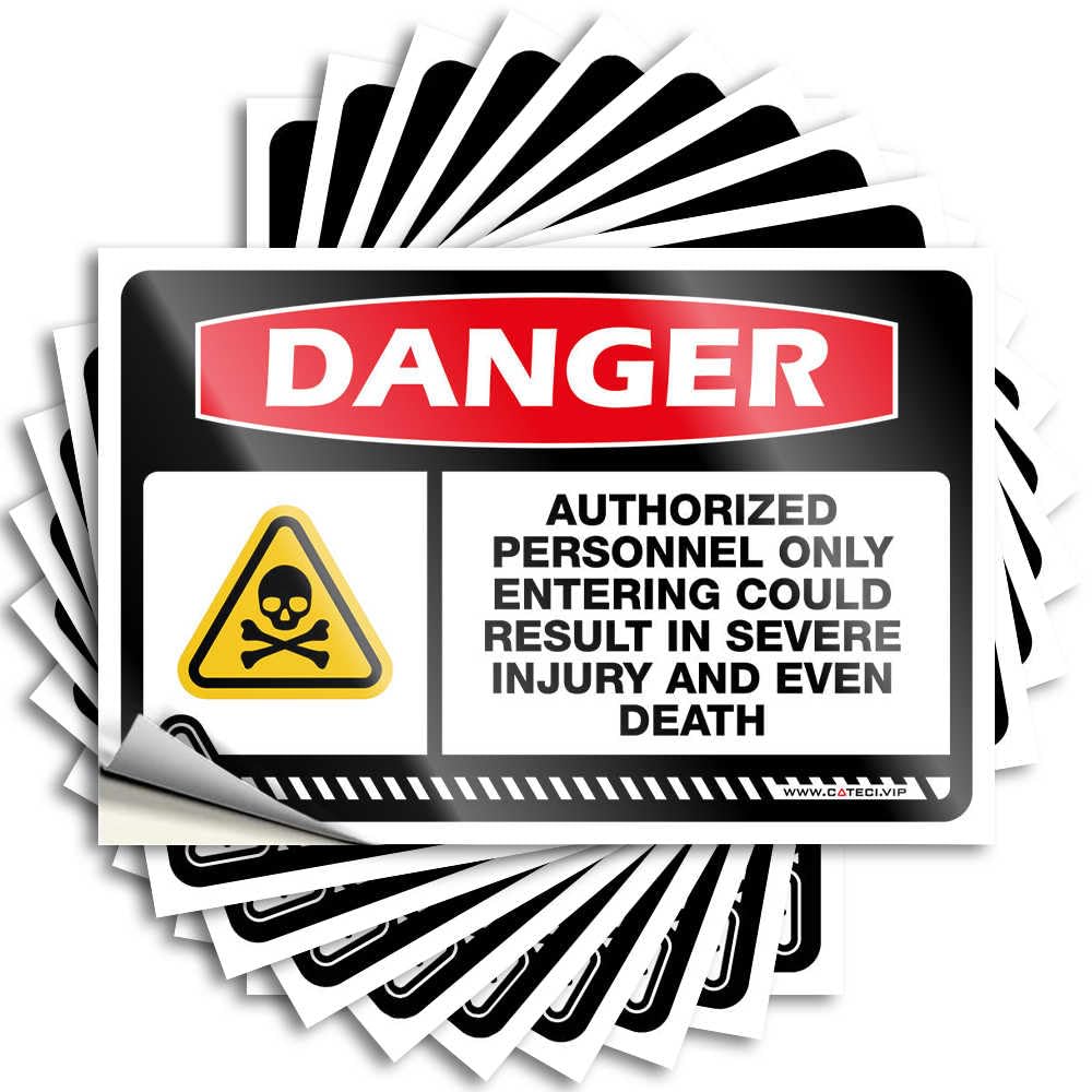 Danger Authorized Only Entering Could Result in Severe Injury Vintage Friends - Funny Sticker Soft Area Removable Vinyl Decal(12X18CM)