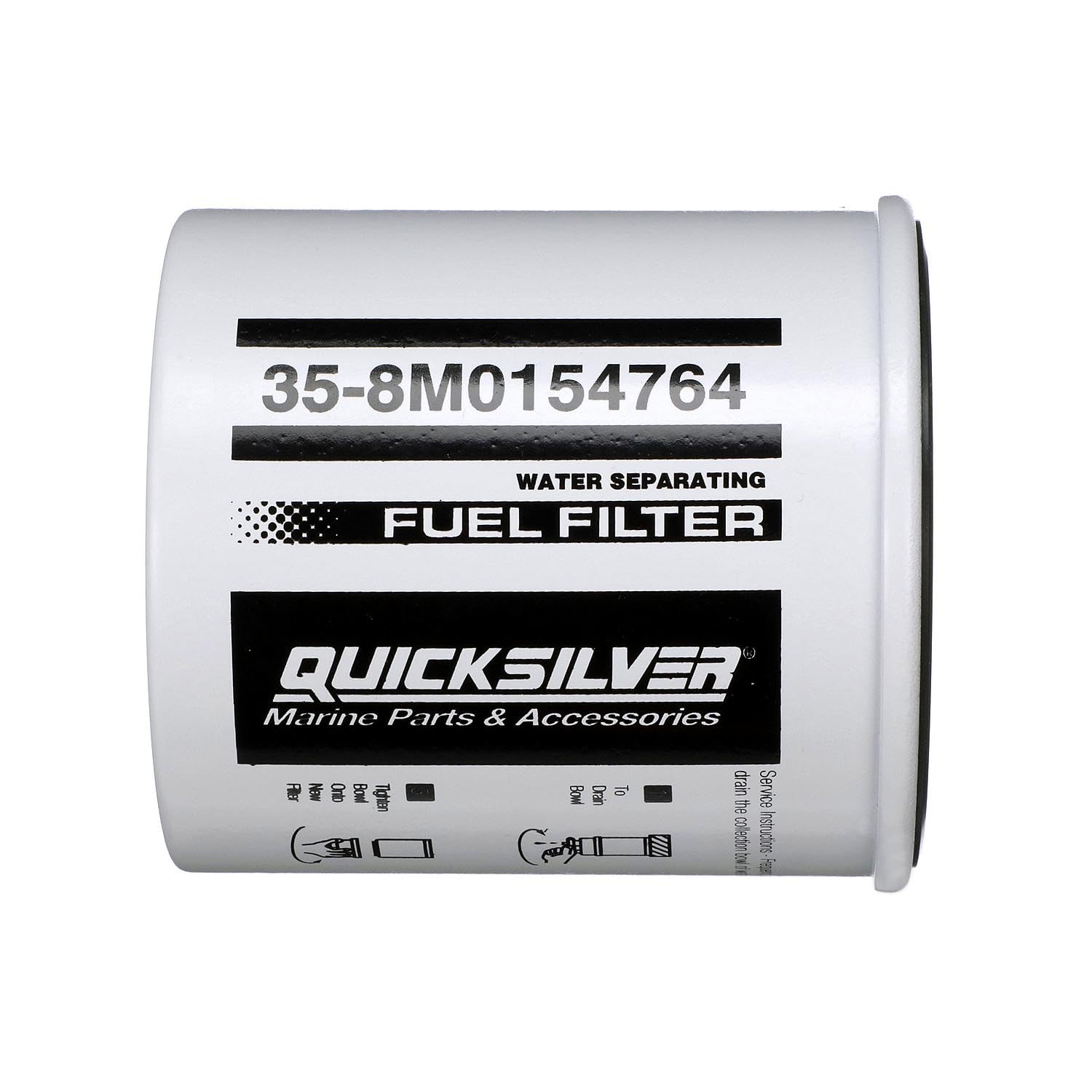 Amazon.com: Quicksilver Water Separating Fuel Filter for Select