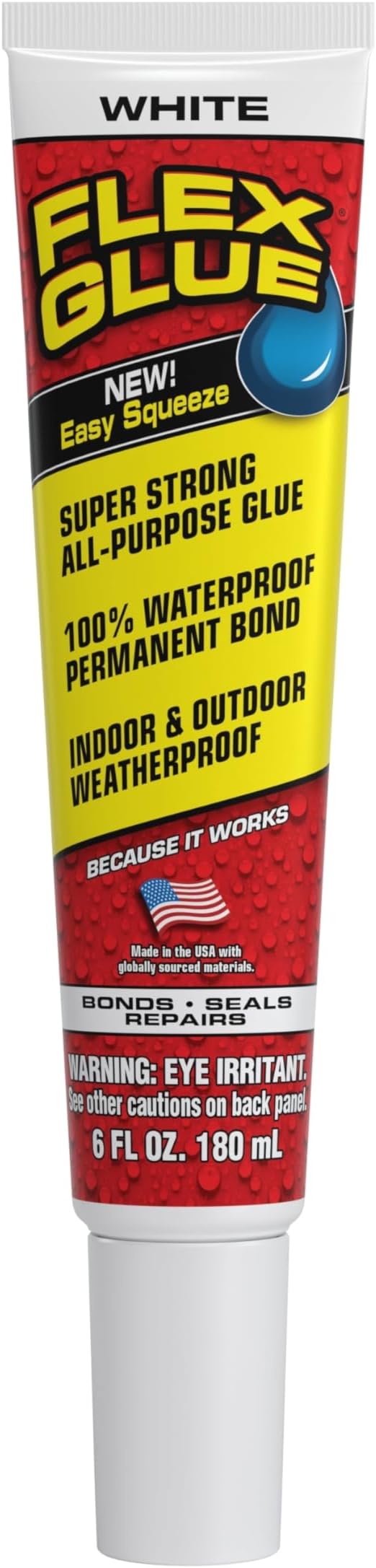 Flex Seal Glue Strong Rubberized Waterproof Adhesive, 6-oz