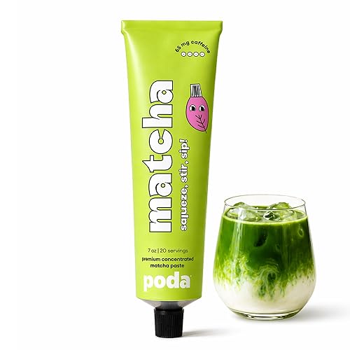 Poda Premium Ceremonial Grade Matcha in a Tube, Smooth &