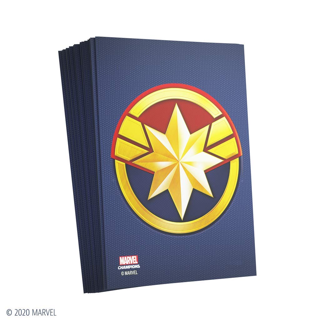 Amazon.com: Gamegenic Marvel Champions The Card Game Official Captain  America Art Sleeves
