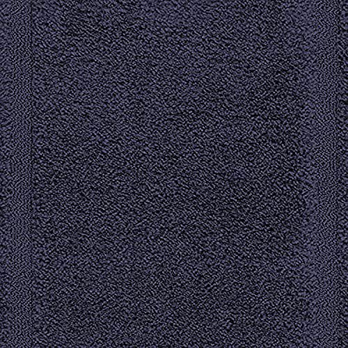 Image of (Pack of 2 Rectangular Box Shaggy Carpet for Living Room, Bedroom, High Low Design Finish Microfiber 1.8 Inch Pile High, 2x6 Feet Runner Blue|Blue Color