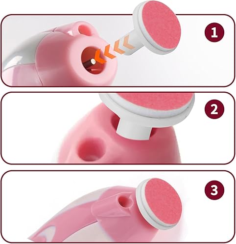 Miniatura 5 de 6 almohadillas de repuesto compatibles con lima de uñas Haakaa, cabezales eléctricos de rectificado de uñas para bebés, trajes para recién nacidos
