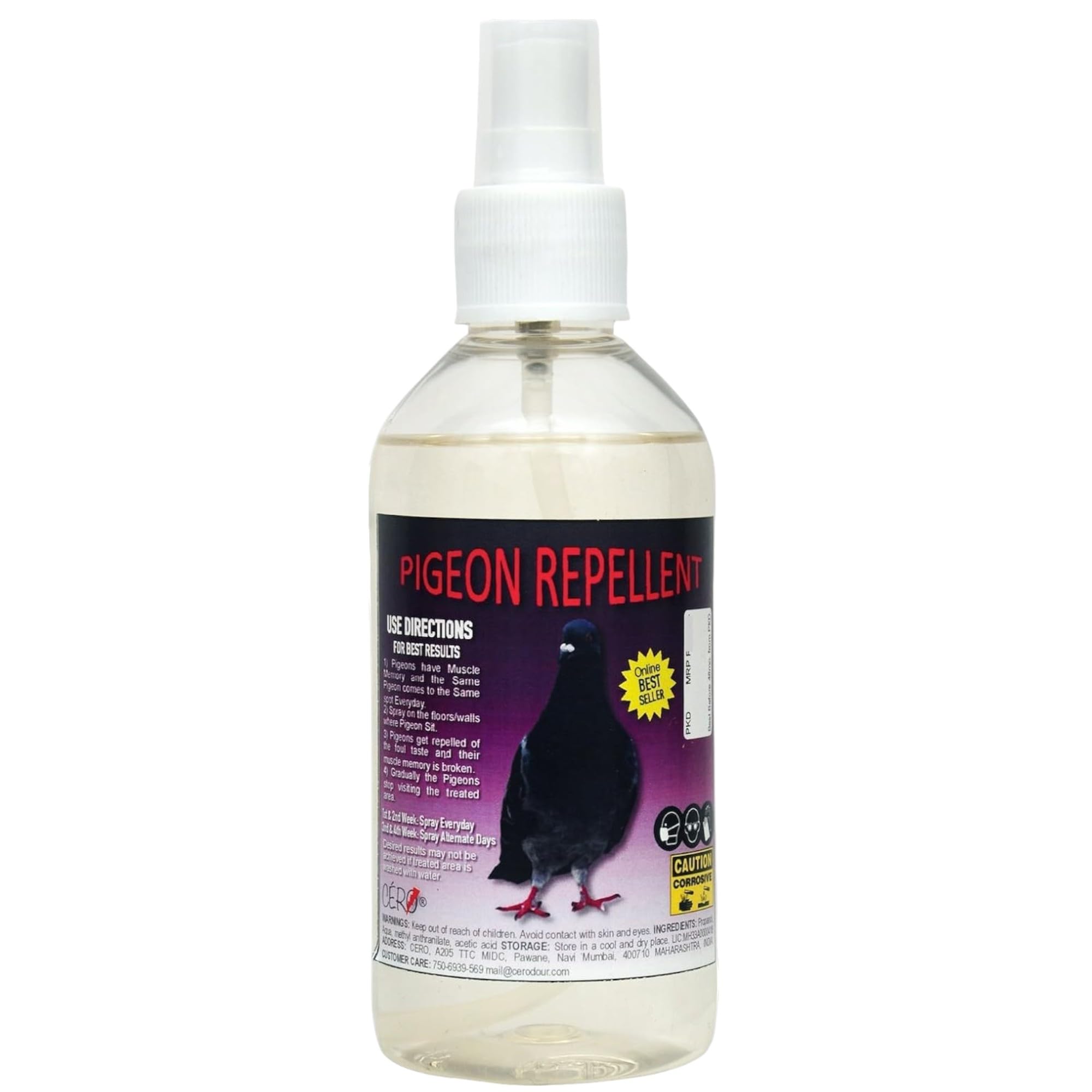 CERO Spray it and Get Rid of Pigeon Menace (200ml)-image-3