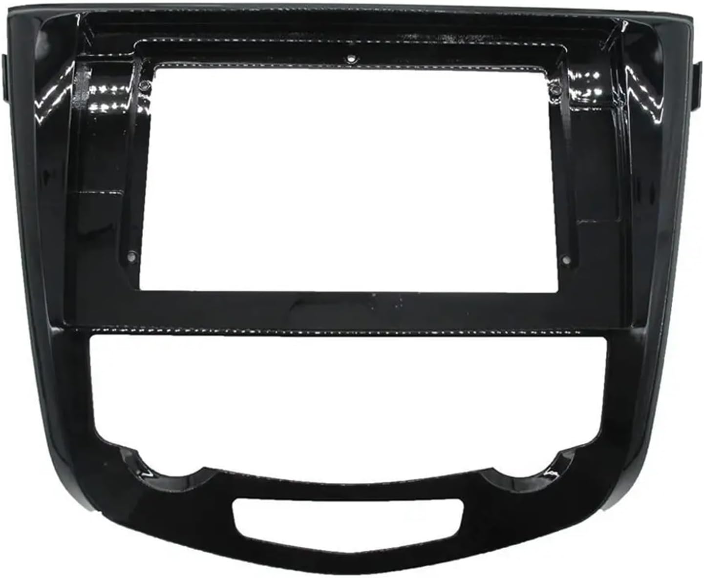 10.1 Inch Compatible with Nissan Qashqai Xtrail 2015-2019 Car Radio Stereo Fascia Frame Head Unit Android Screen GPS MP5 Player Dash Cover P Central Control Accessories(MT Frame)