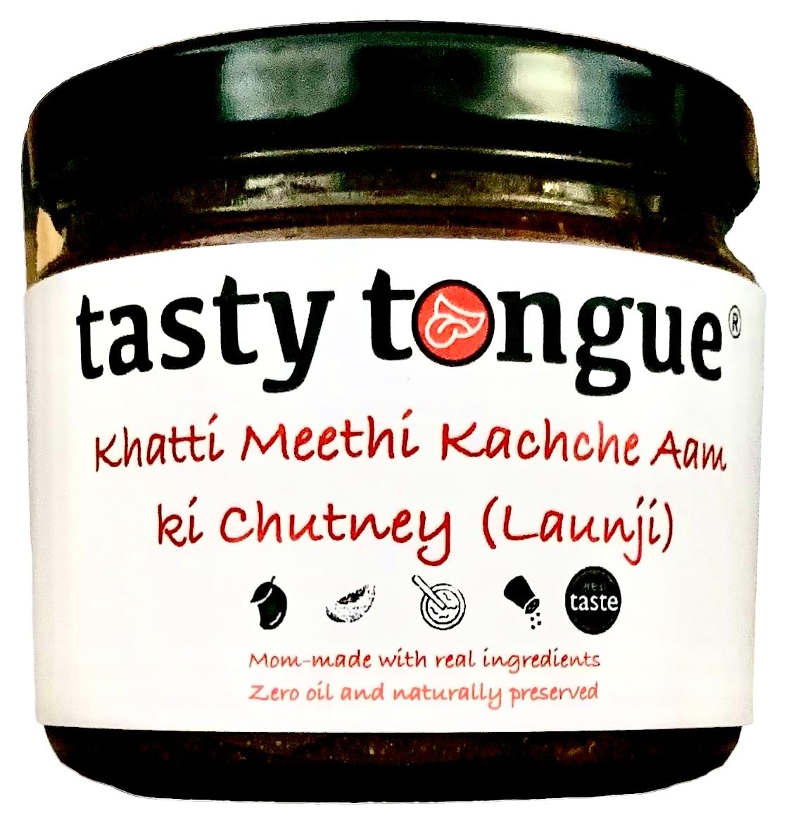 tasty tongue - Homemade Khatti, Meethi, Teekhi Kachche Aam Ki Chutney/Launji (Hot, Sour and Sweet Raw Mango relish), Traditional, 100% Oil Free & Add No preservatives, Certified | 350 GMS Glass Jar (B0D3Z68ZXV) Amazon Price History, Amazon Price Tracker
