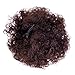 SWACC Afro Puff Drawstring Ponytail Kinky Curly Afro Clip on Updo Chignon Bun Hair Piece Extensions for African American Women Medium Size (Light Auburn Brown)